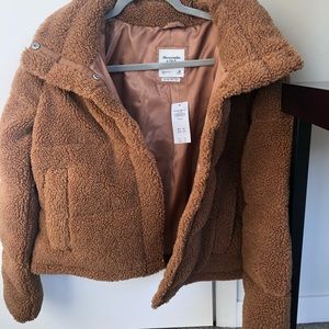 Brand new with tags Abercrombie and Fitch Teddy coat